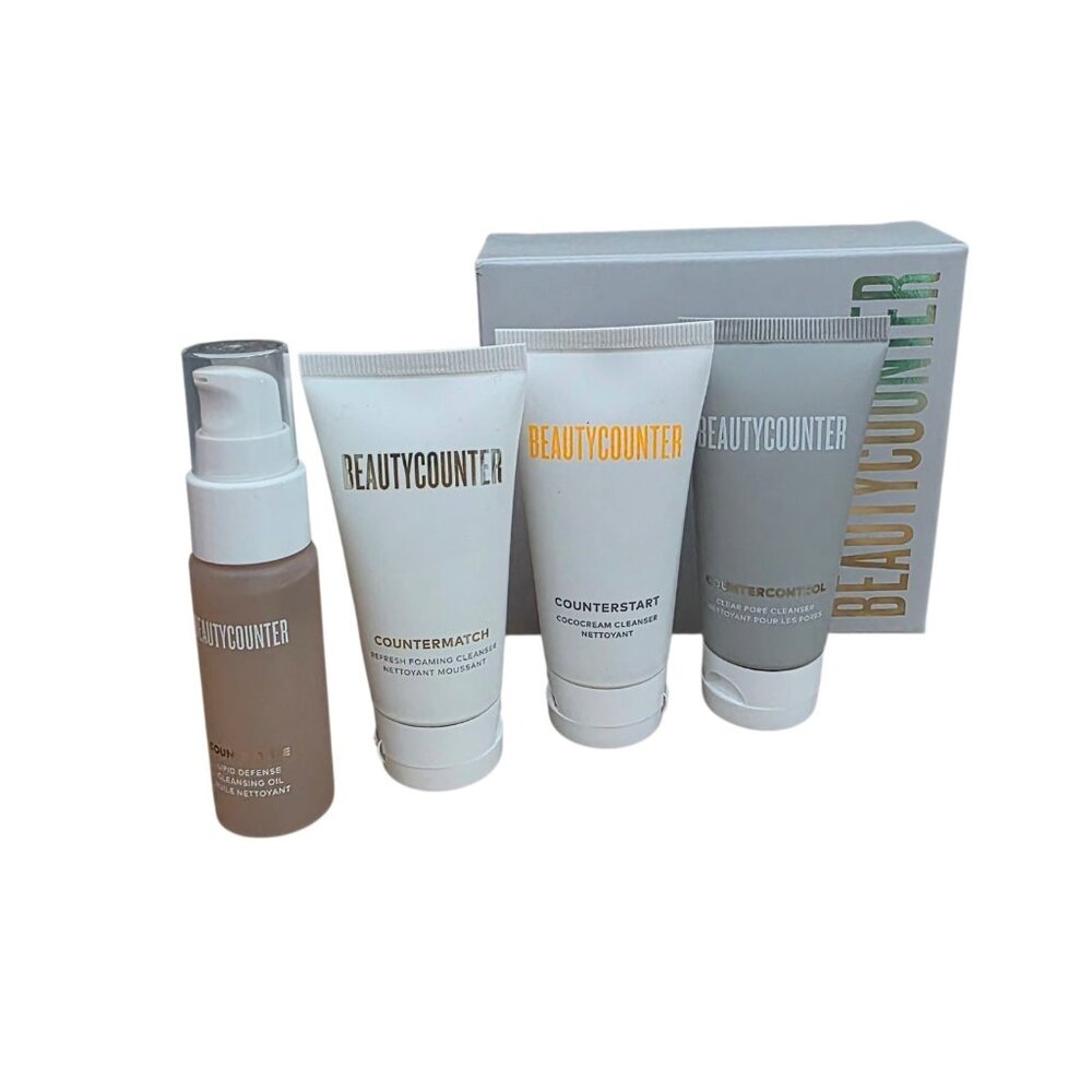 Beauty Counter Clean Sweep Minis Cleansing Oil Foaming Clear Pore Cococream New